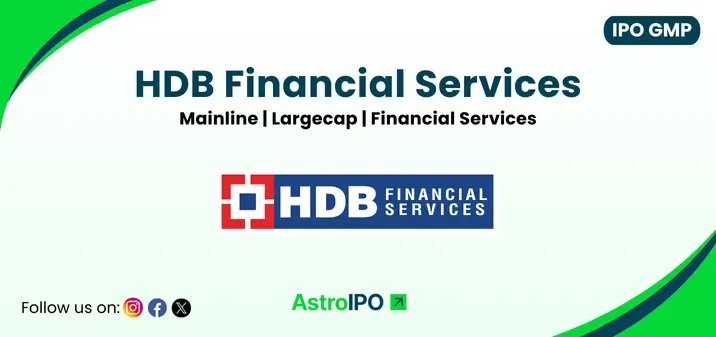 HDB Financial Services IPO GMP - AstroIPO