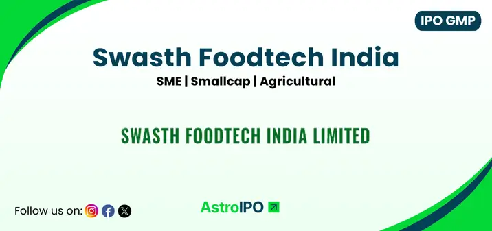 Swasth Foodtech India IPO GMP - AstroIPO