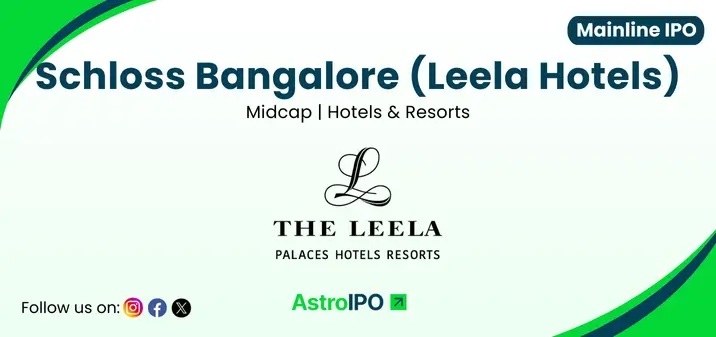 Schloss Bangalore (Leela Hotels) IPO - AstroIPO