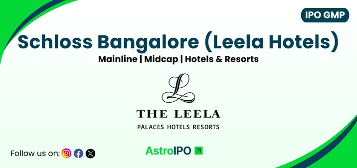 Schloss Bangalore (Leela Hotels) IPO GMP - AstroIPO