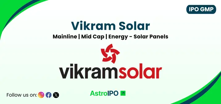 Vikram Solar IPO GMP - AstroIPO