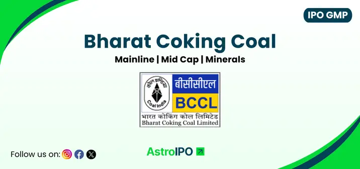 Bharat Coking Coal IPO GMP - AstroIPO