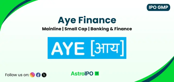 Aye Finance IPO GMP - AstroIPO
